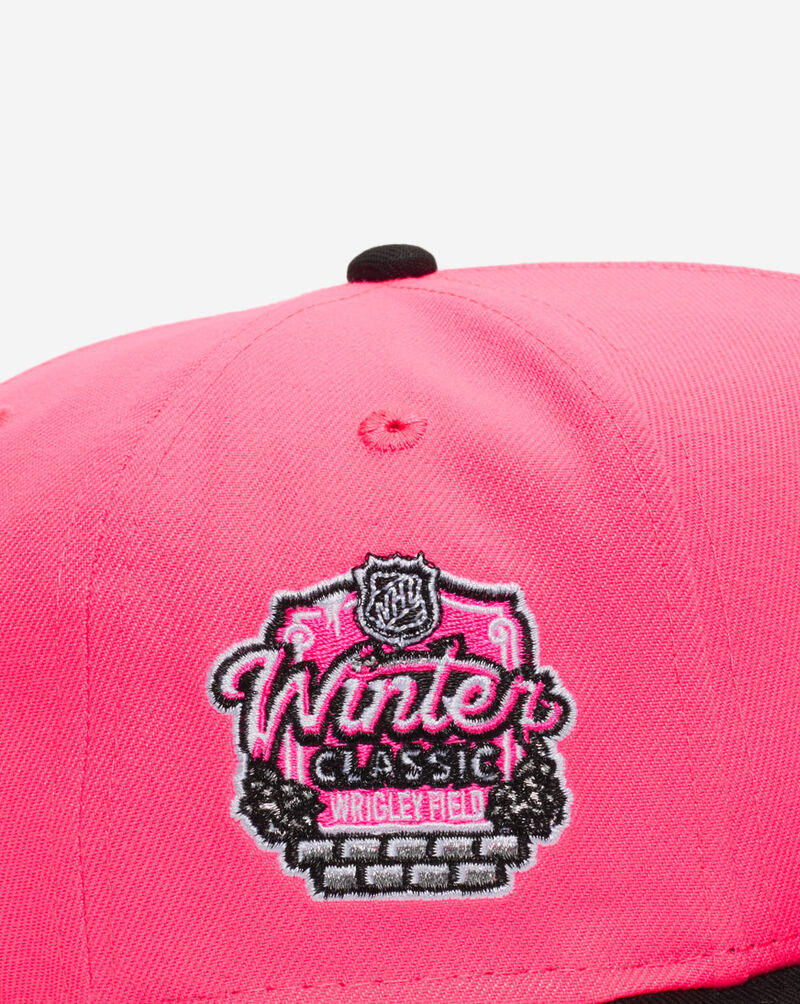 New Era 9Fifty Chicago Blackhawks A-Frame Snapback Hat 71048750 Pink 2