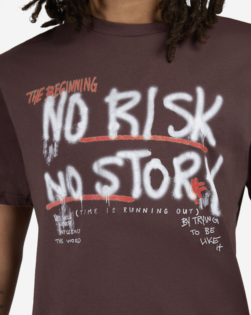 Shop Graphic Tees No Risk No Story Tee MTUS1566-US-18305 brown