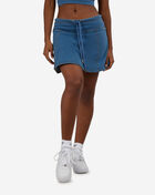 Faux Denim Knit Skirt