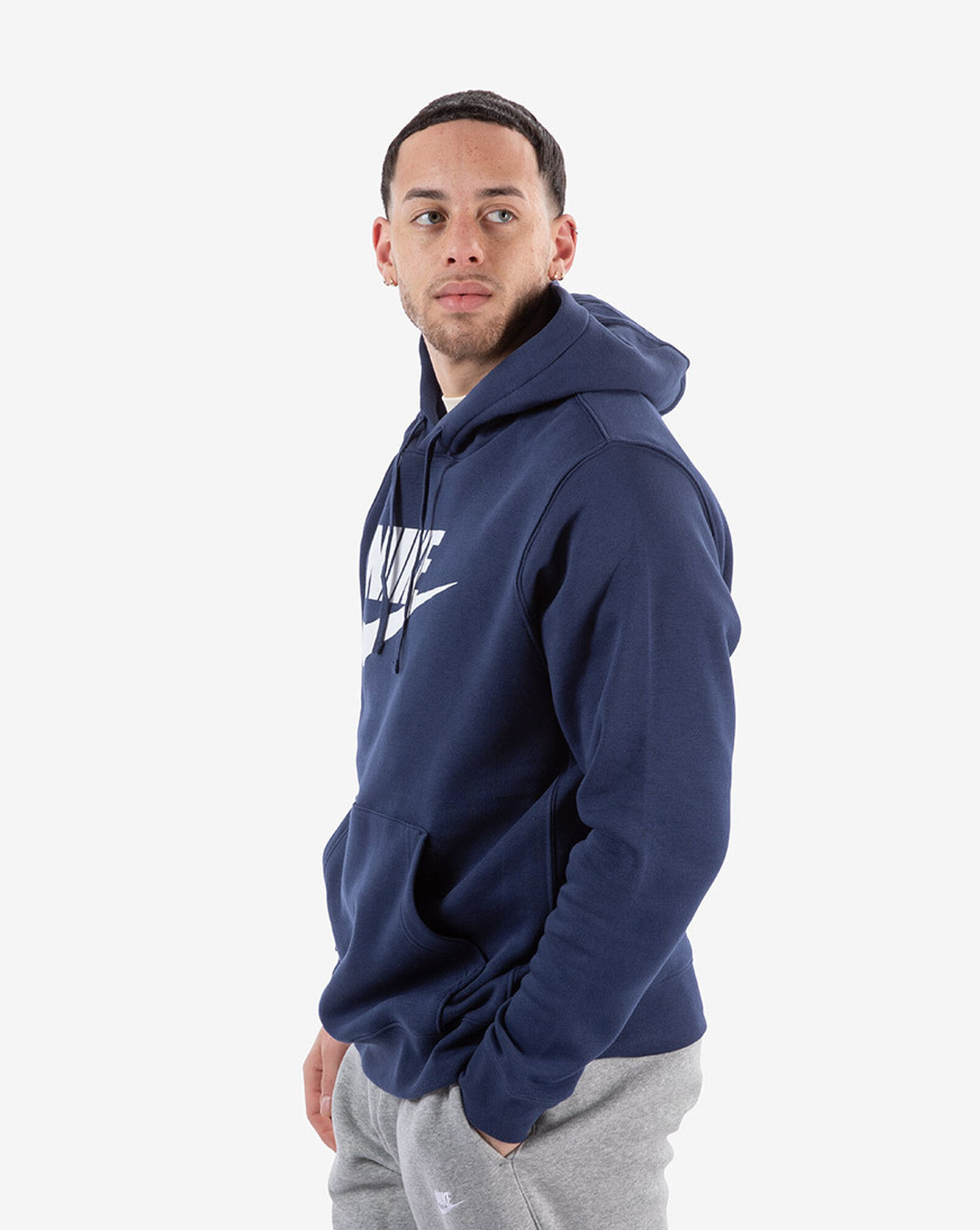 Shop Nike NSW Club Fleece Graphic Pullover Hoodie BV2973-410 blue | SNIPES  USA