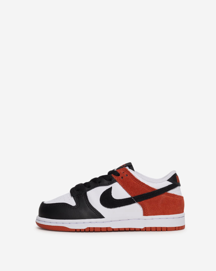 Shop Nike Little Kids' Dunk Low Essential+ IQ2752-102 white