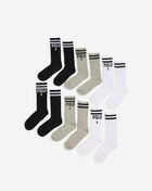 6-Pack Double Bar Polo Crew Socks