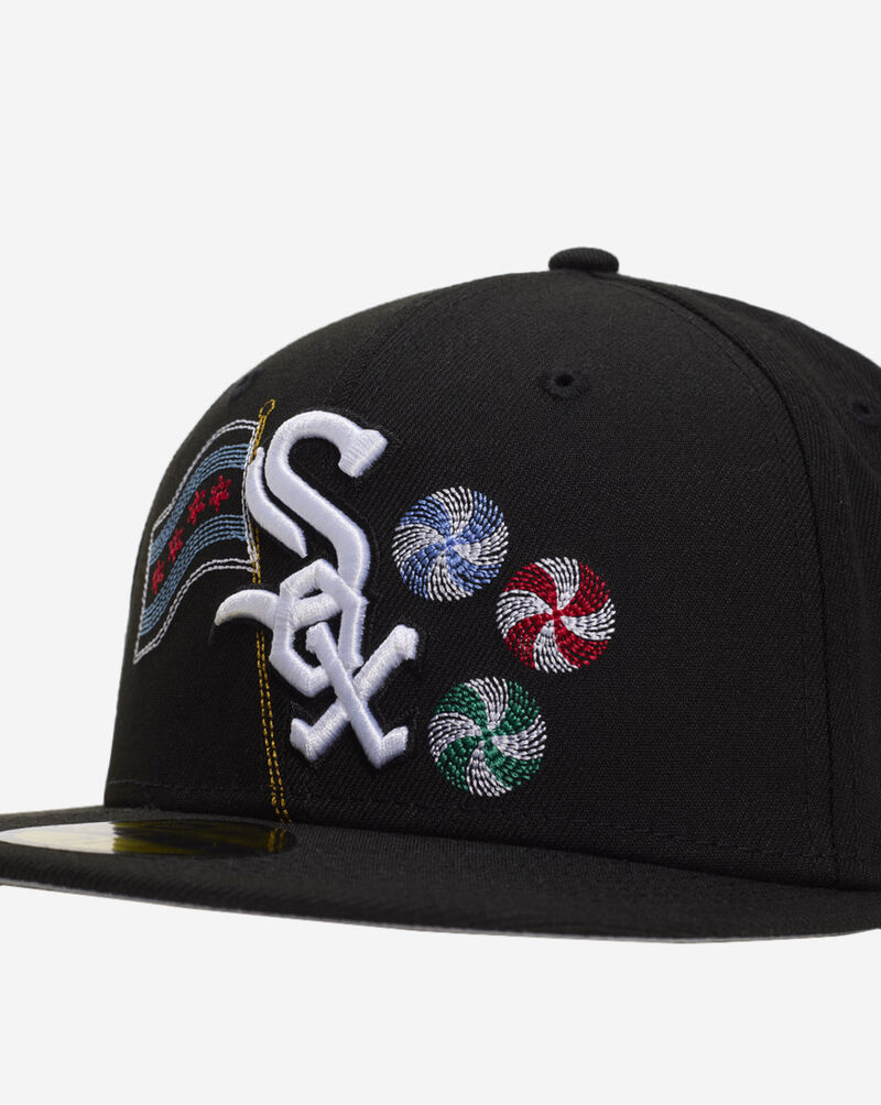 New Era 59Fifty Chicago White Sox State Stitch Fitted Hat 60641260 Black 2