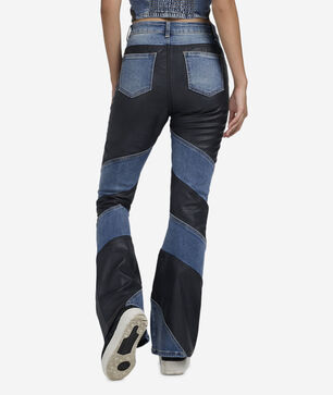 Denim Flare Pants