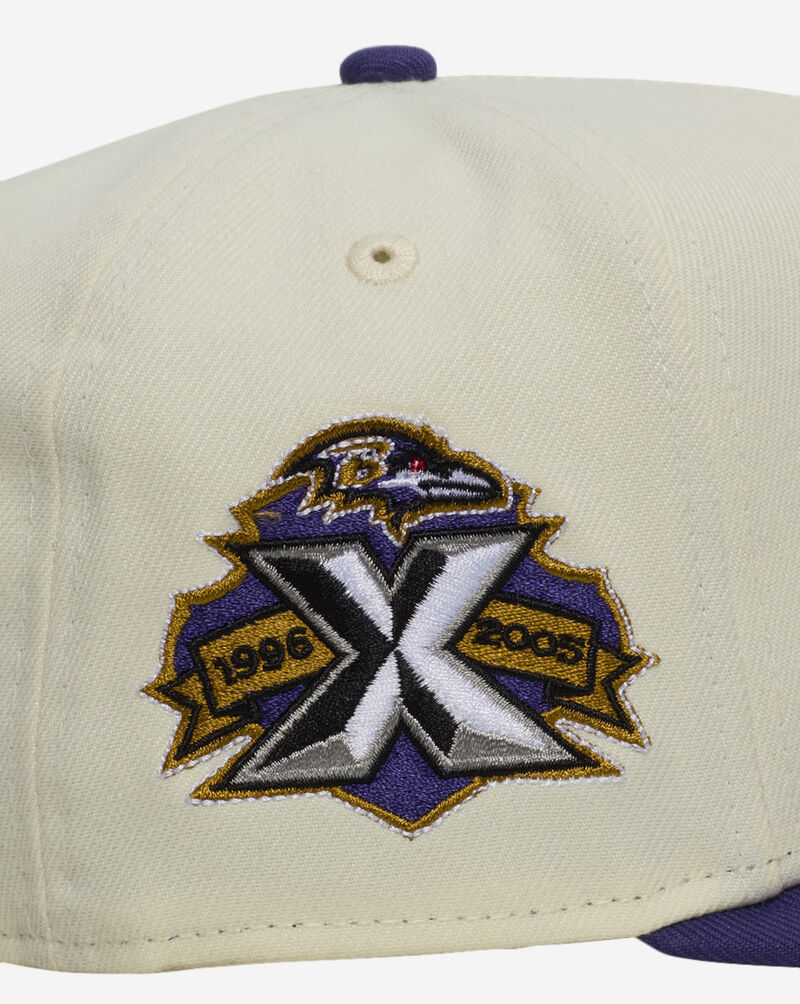 New Era 9Fifty Baltimore Ravens Curve A-Frame Snapback Hat 71094932 cream 2