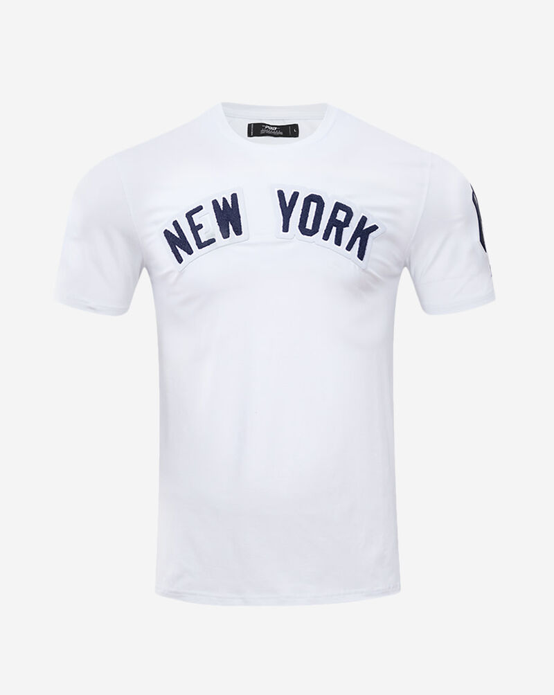 PRO STANDARD New York Yankees Short Sleeve Classic Chenille Tee LNY131148-WHT White 1