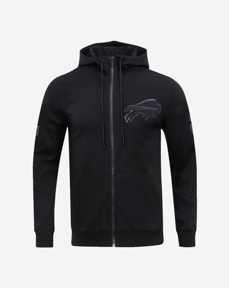 Shop PRO STANDARD Buffalo Bills Triple Black Double Knit Full-Zip