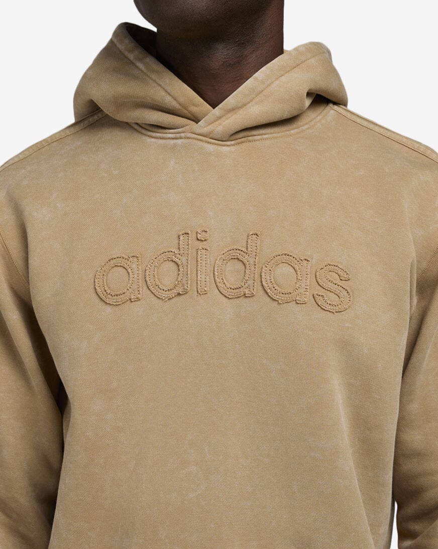 Shop adidas Washed Hoodie JY2791 beige | SNIPES USA