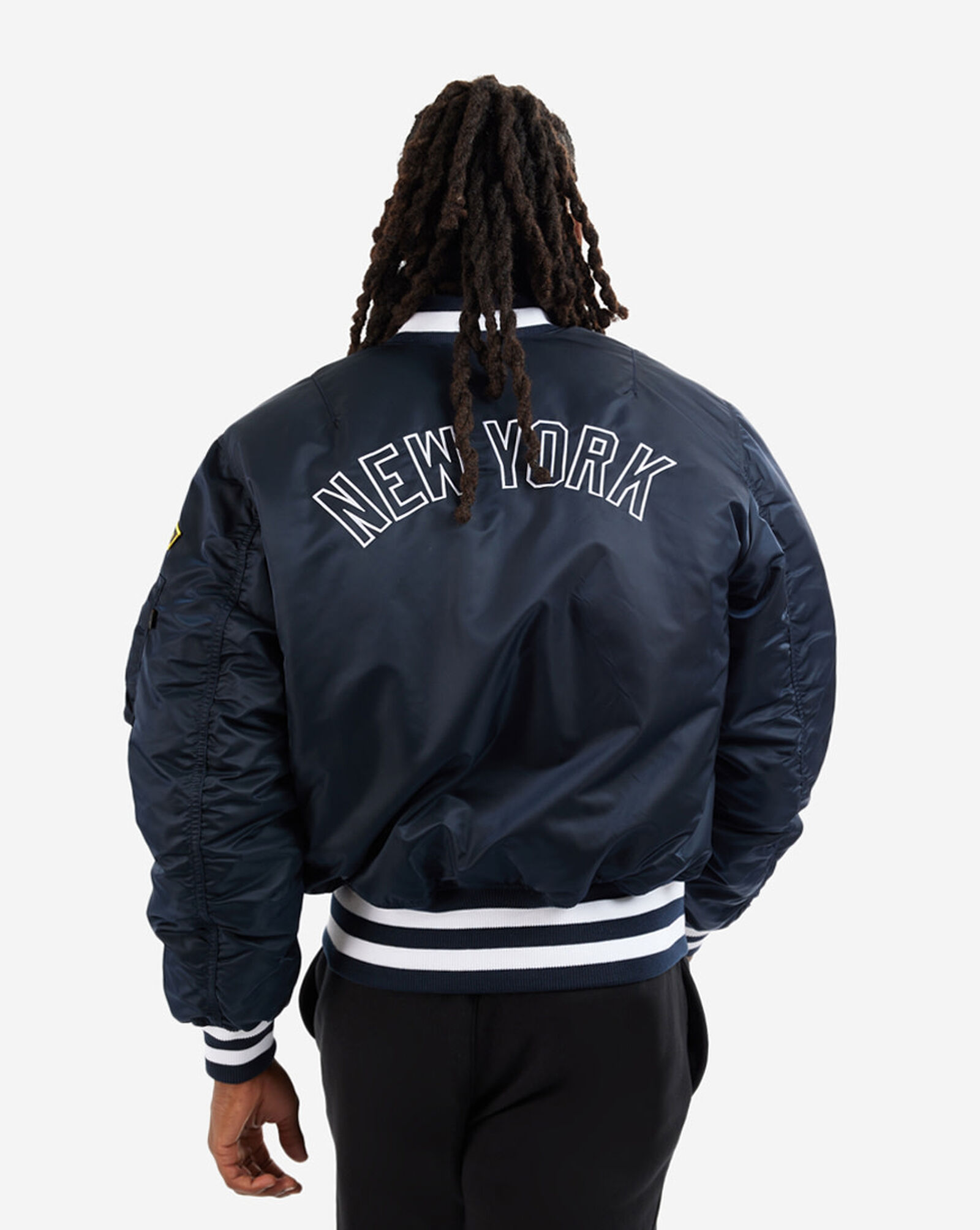 Shop New Era New York Yankees Alpha Industries MA1 Bomber Jacket 13026014 black SNIPES USA