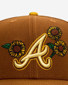 New Era 59Fifty Atlanta Braves Sunflower Fitted Hat 60949328 Brown 2