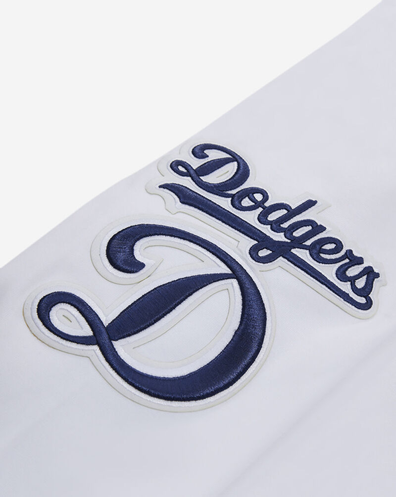 PRO STANDARD Los Angeles Dodgers Classic Chenille Double Knit Pull Over Hoodie LLD531601-WHT White 4