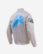 PRO STANDARD Detroit Lions Big Logo Satin Jacket FDL6410277-SIL silver 3