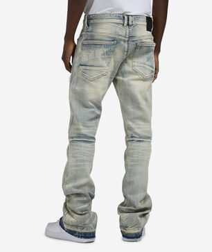 Lazy Stacked Flare Jeans