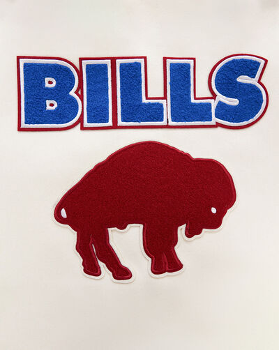 Buffalo Bills Retro Classic Rib Wool Varsity Jacket