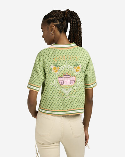 Monogram Button-Down Shirt