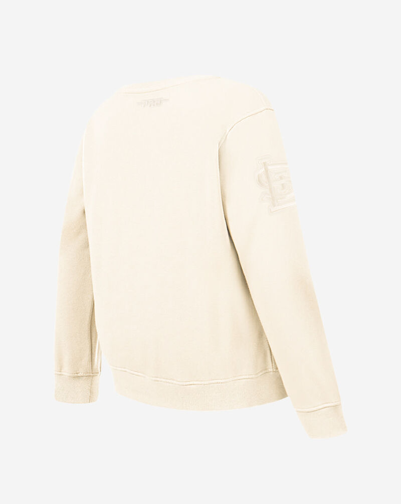 PRO STANDARD Big Boys' St. Louis Cardinals Neutral Fleece Crewneck LSCB5315017-EGG cream 3