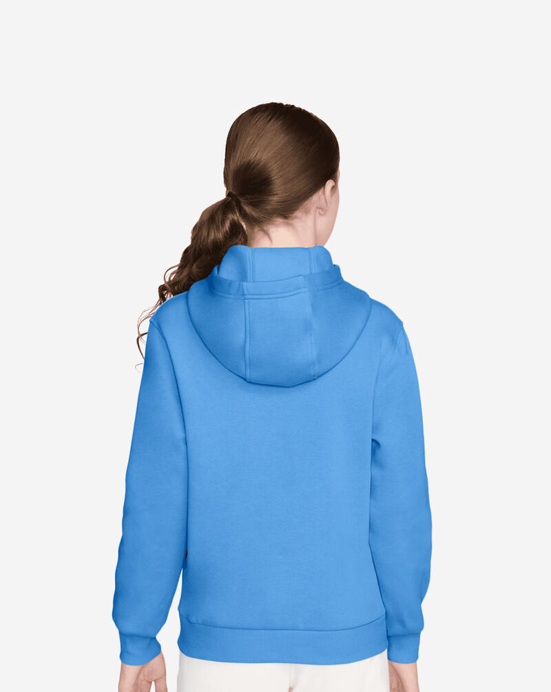 Nike Big Kids' NSW Club Fleece Hoodie FD3000-414 Blue 2
