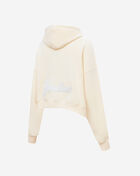 New York Yankees Neutral Cropped Pullover Hoodie