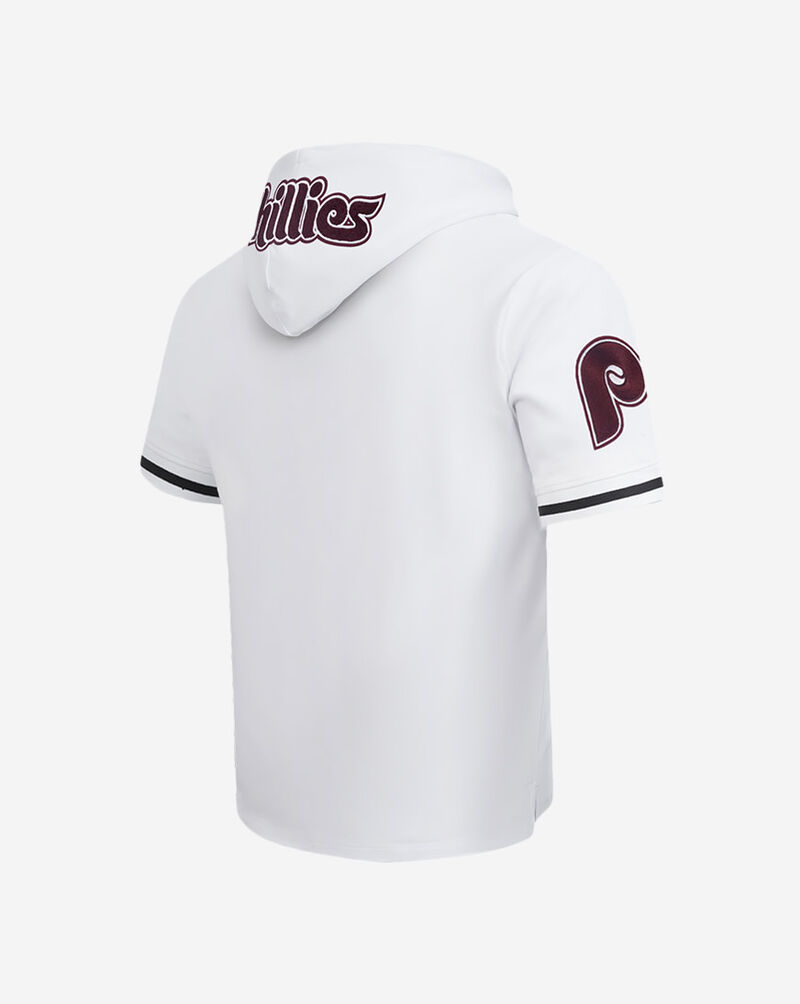 PRO STANDARD Philadelphia Phillies Classic Chenille Double Knit Pull Over Hoodie  LPH135087-WBL White 2