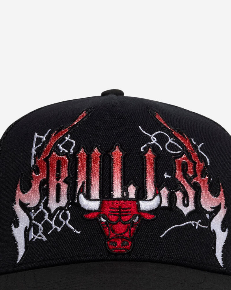 PRO STANDARD Chicago Bulls Breakout Wool Blend Pro Pinch Snapback Hat BCB7517590-BLK Black 2