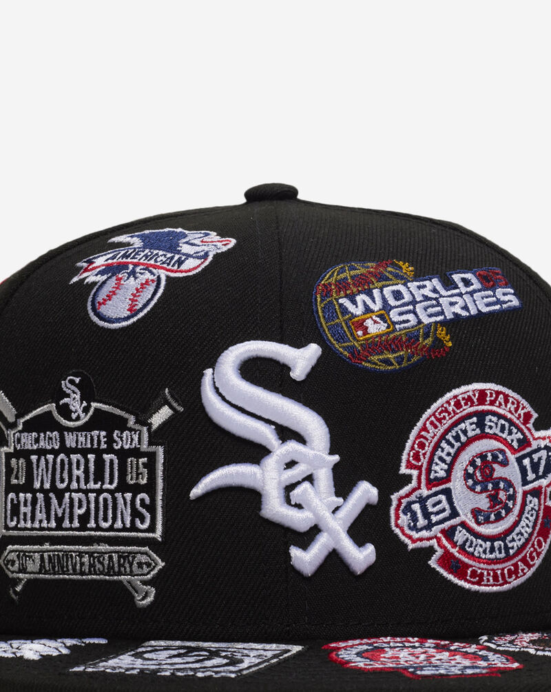 New Era 59Fifty Chicago White Sox All Over Fitted Hat 60803359 Black 2