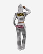 Von Dutch Full Zip Fleece Corset Hoodie VND2B0091SN Grey 5