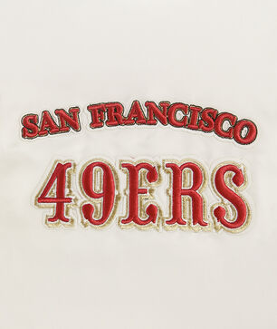 San Francisco 49Ers Retro Classic Rib Satin Jacket