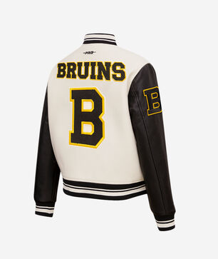 Boston Bruins Retro Classic Rib Wool Varsity Jacket