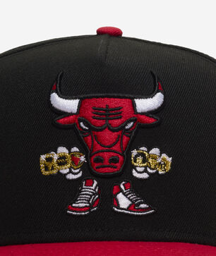 9Fifty Chicago Bulls Cartoon A-Frame Snapback Hat