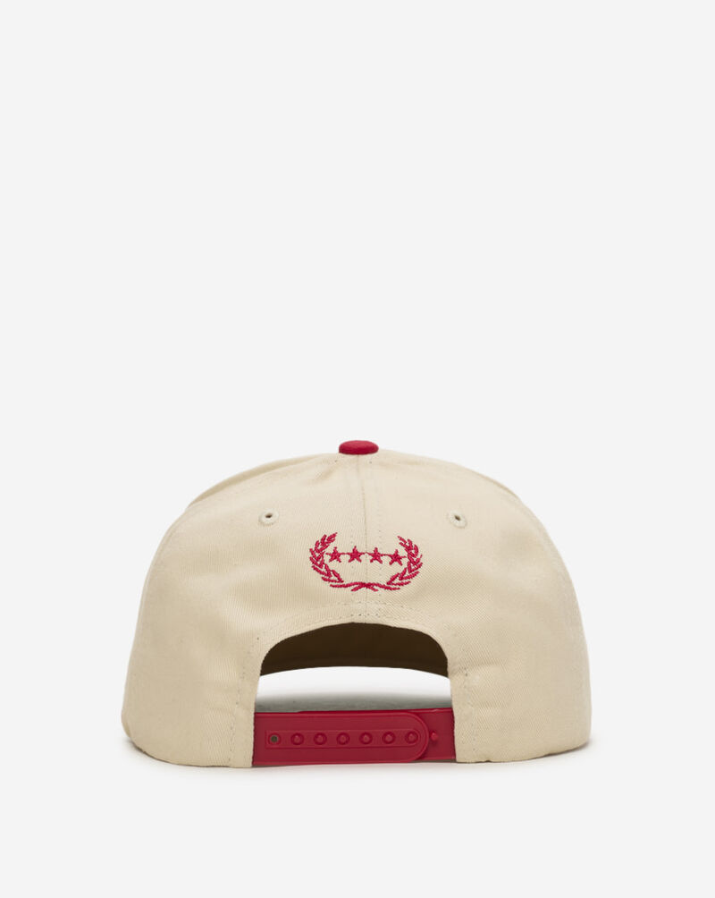 Field Grade Don't Play Yourself Flametooth Twill Trucker Hat 1005587 Beige 3