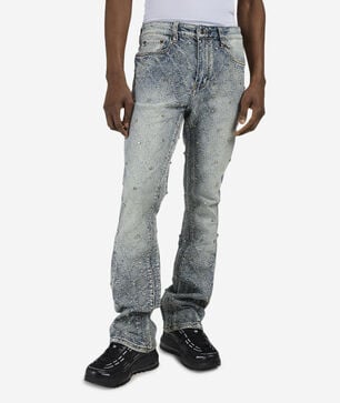 Embellished Stacked Jeans