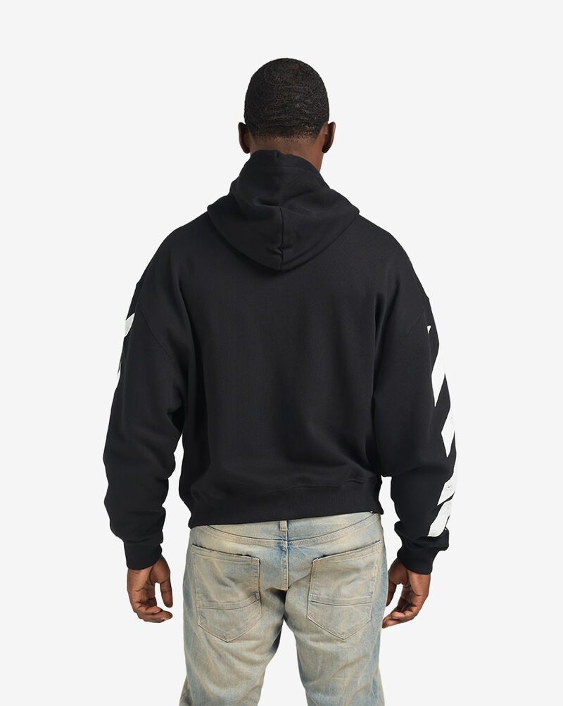 L/AB c/o Off-White L/AB Diagonal Full Zip Hoodie 44LABF26K050-001 Black 2