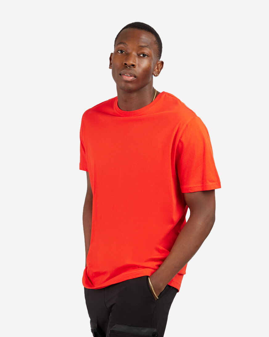 【oan】AD Red Washing Pigment Short Sleeve T-Shirt PS_RK_TKW1CM_F__89853.