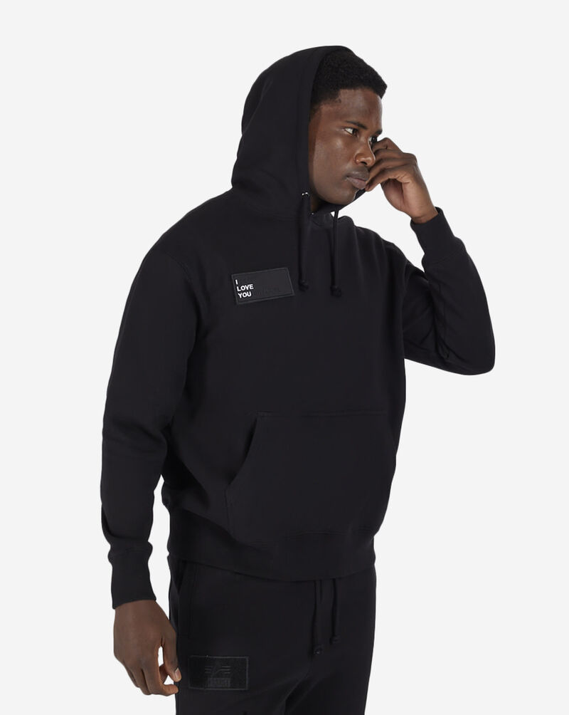 Shop J-Frost x Alpha Industries Interchangeable Patch Hoodie CSJ53500C1-BLK  black | SNIPES USA