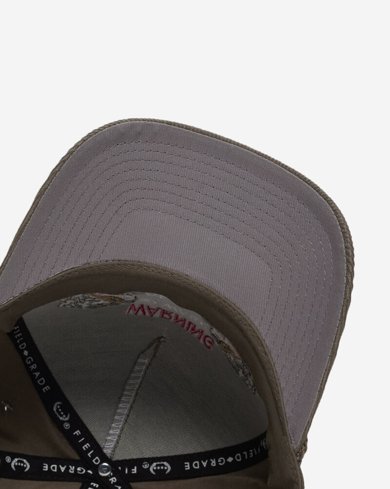 Field Grade Beware Of Rotty Twill Corduroy Trucker Hat 1004741 Grey 4