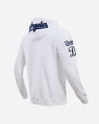 PRO STANDARD Los Angeles Dodgers Classic Chenille Double Knit Pull Over Hoodie LLD531601-WHT White 3