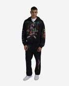 Ed Hardy Panther Rose Full Zip Fleece Hoodie  EHM1303-13RS-BLK Black 4