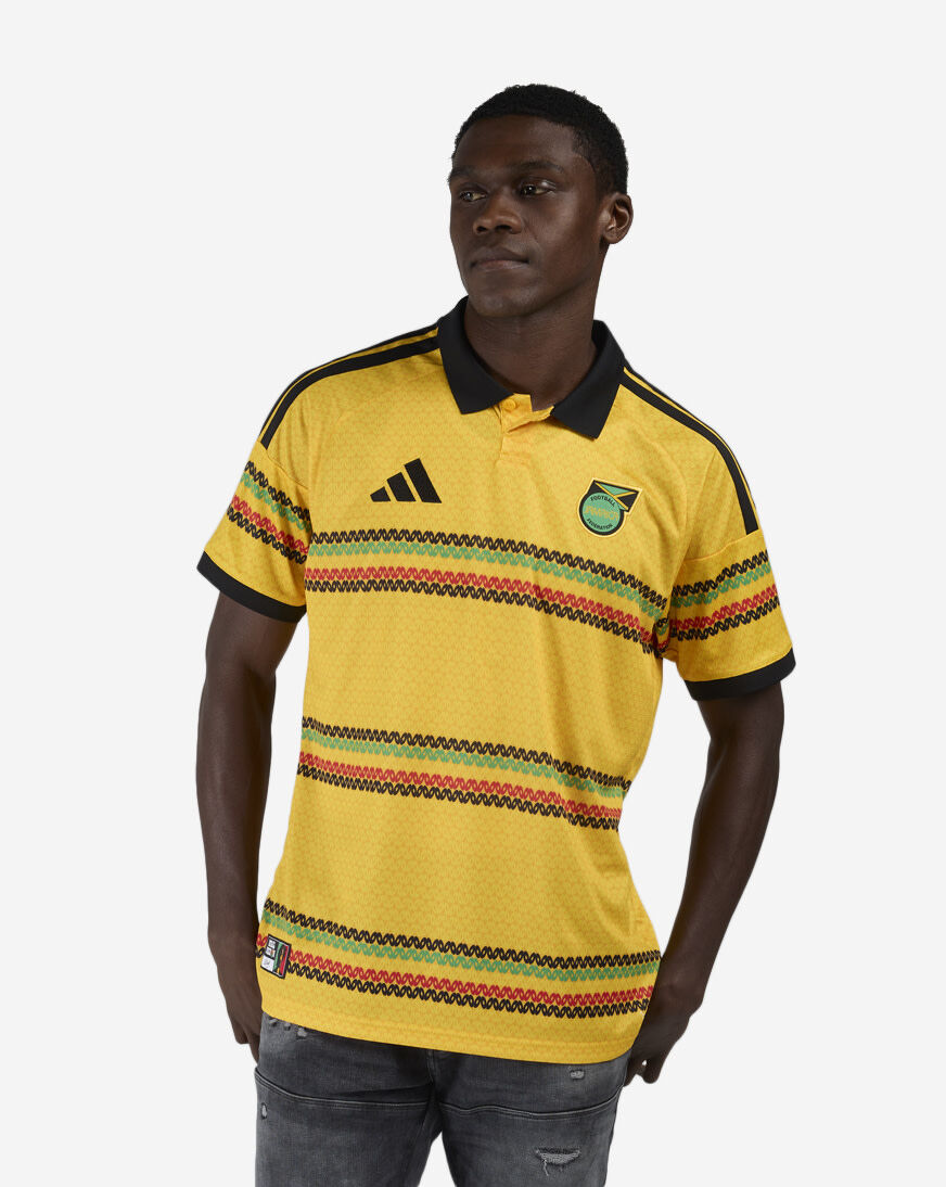 Shop adidas Jamaica 26 x Bob Marley Home Jersey KD0959 yellow