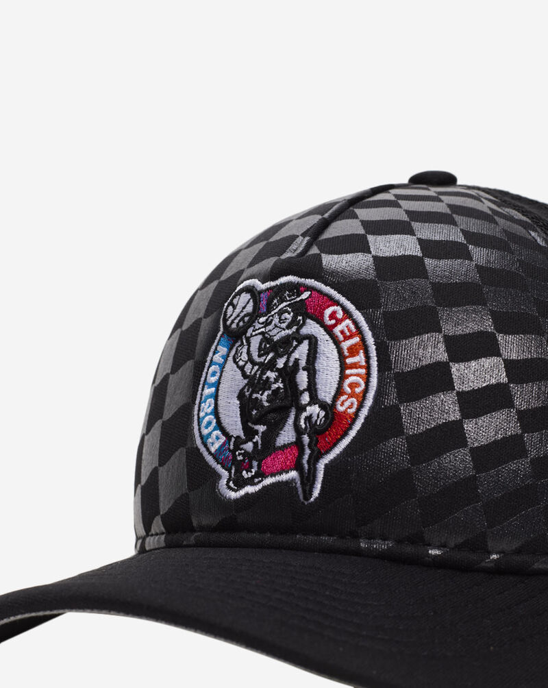 New Era 9Forty A-Frame Boston Celtics Raceway Snapback Hat 60641197 Black 2