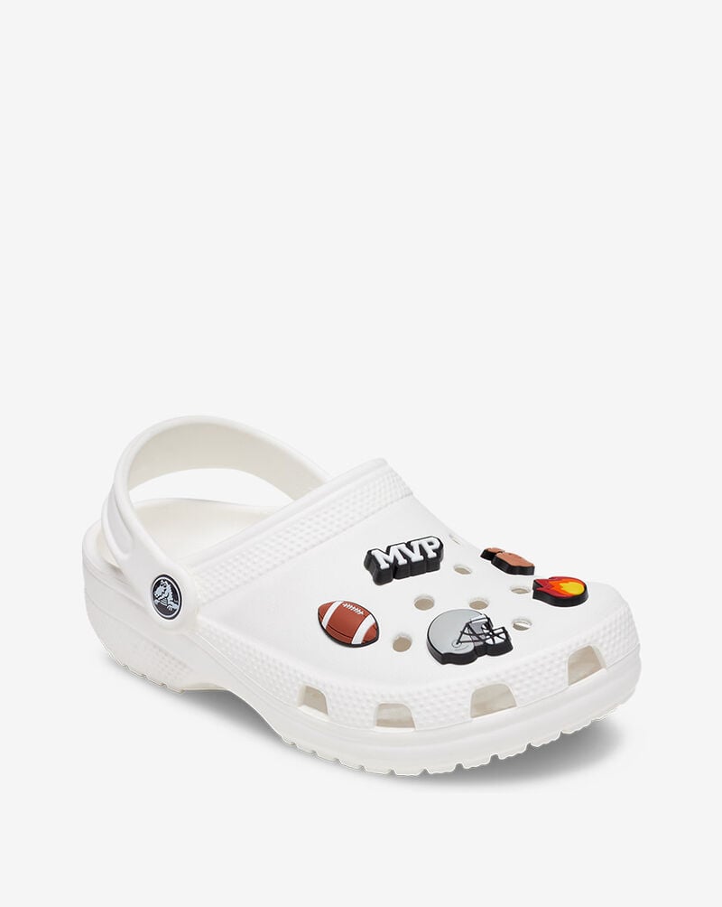 Shop Crocs Football Star 5 Pack Jibbitz 10009749 multi SNIPES USA