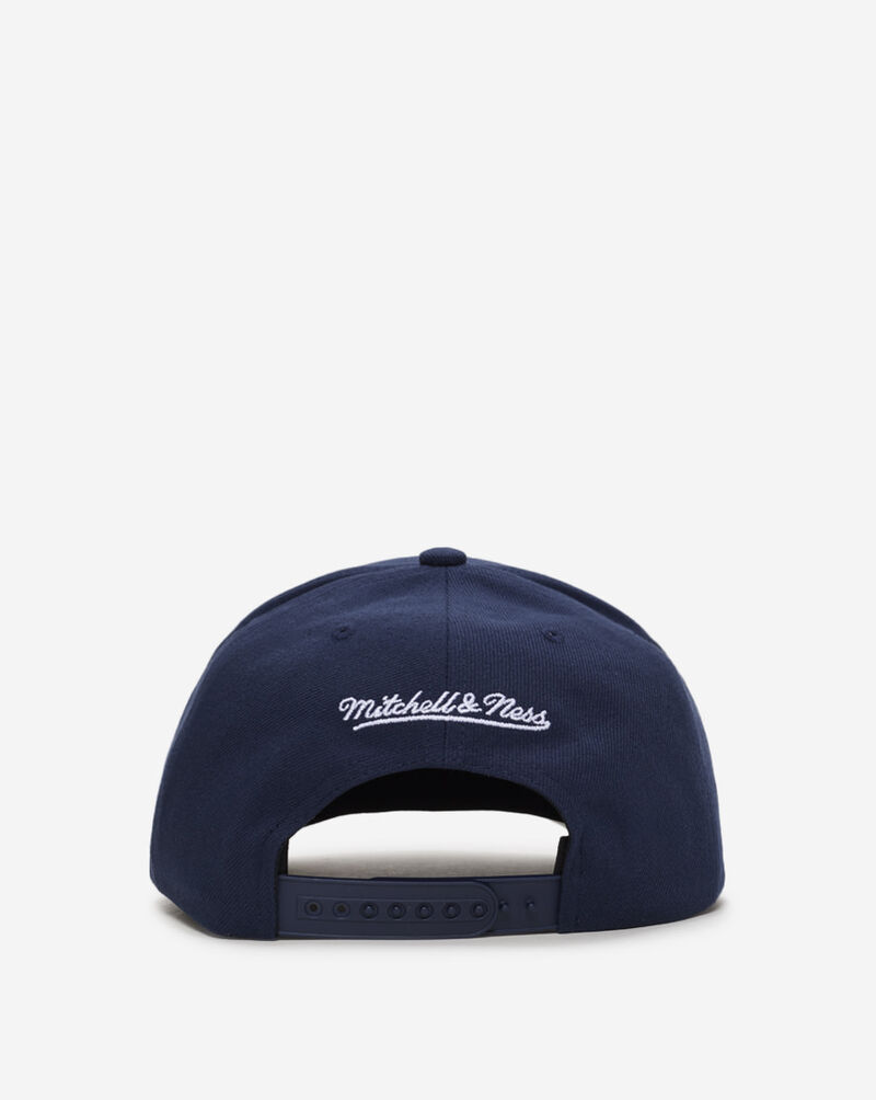 Mitchell  Ness New York Yankees Pro Crown Flames Snapback Hat HP14500-NYYNAVY Blue 3