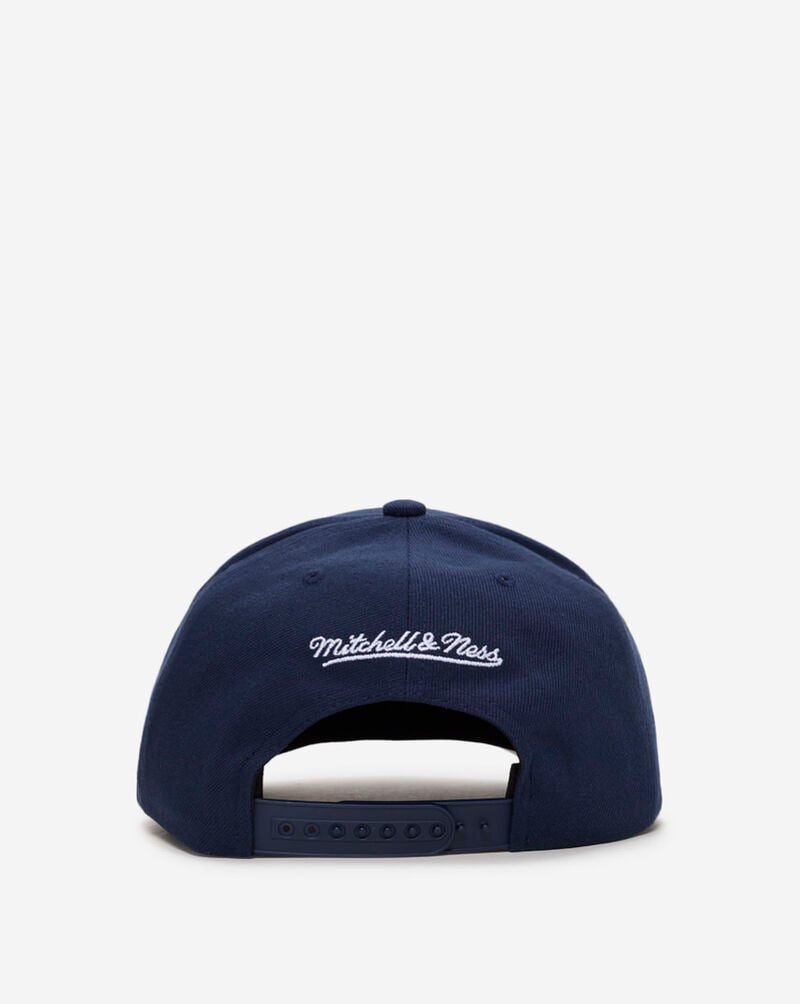 Mitchell  Ness New York Yankees Pro Crown Flames Snapback Hat HP14500-NYYNAVY Blue 3