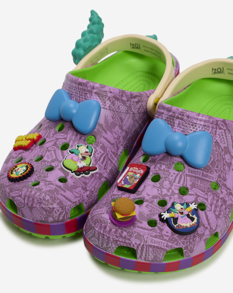 Crocs The Simpsons Krusty Classic Clog 211107-90H Purple 8