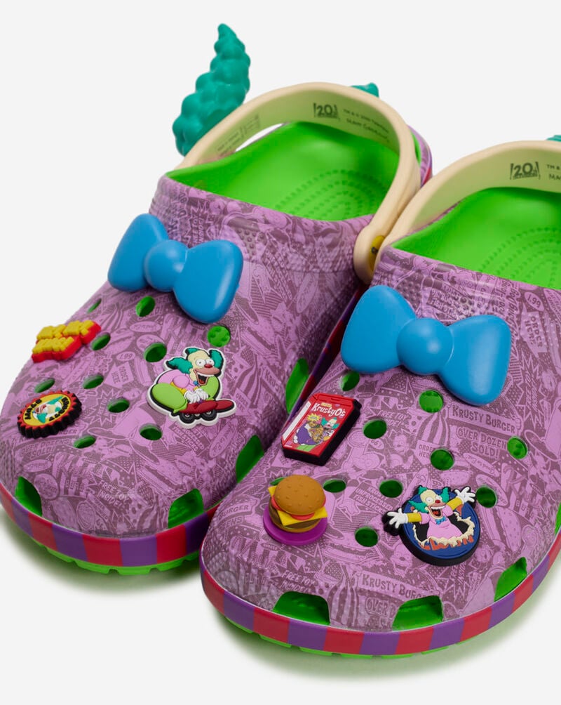 Crocs The Simpsons Krusty Classic Clog 211107-90H Purple 8