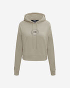 Detroit Pistons Neutral Cropped Pullover Hoodie