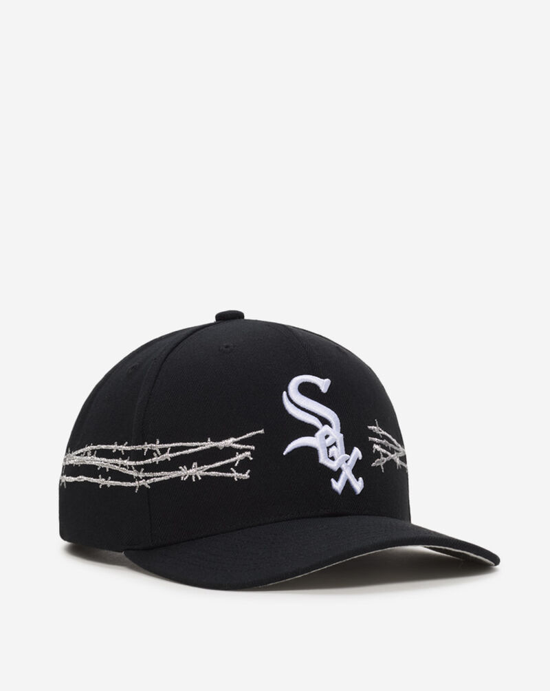 Mitchell  Ness Chicago White Sox Pro Pinch Barbwire Snapback Hat HP14682-CWSBLCK Black 1