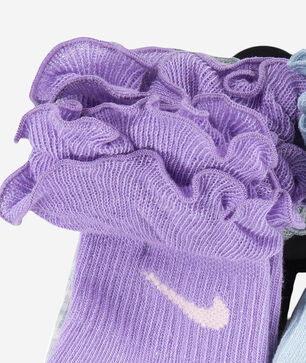 6PK Ruffle Ankle Socks (5-7)