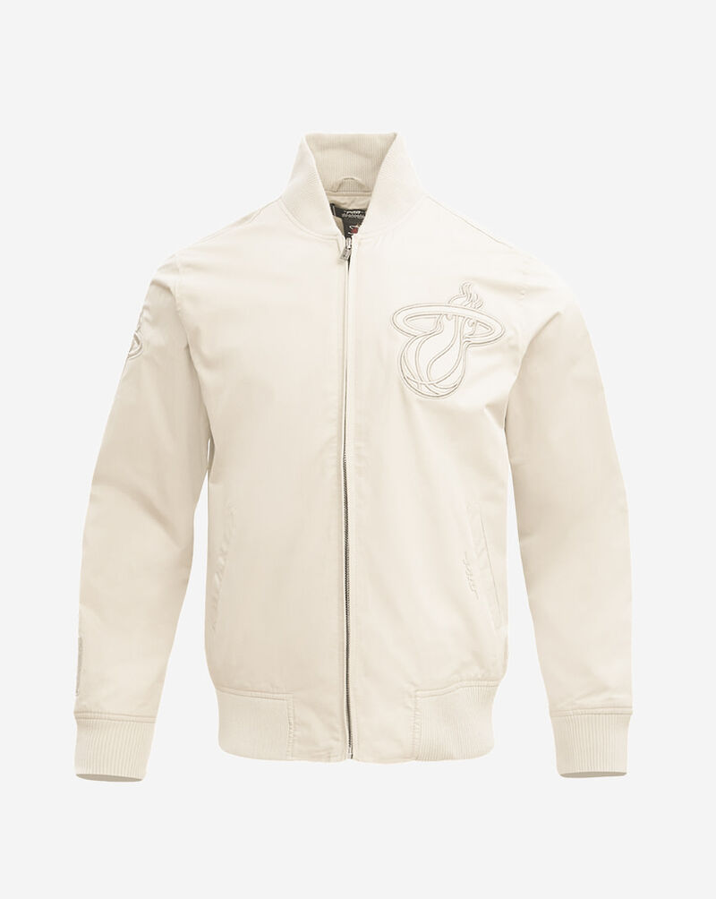 PRO STANDARD Miami Heat Neutral Twill Jacket BMH658732-EGG cream 1