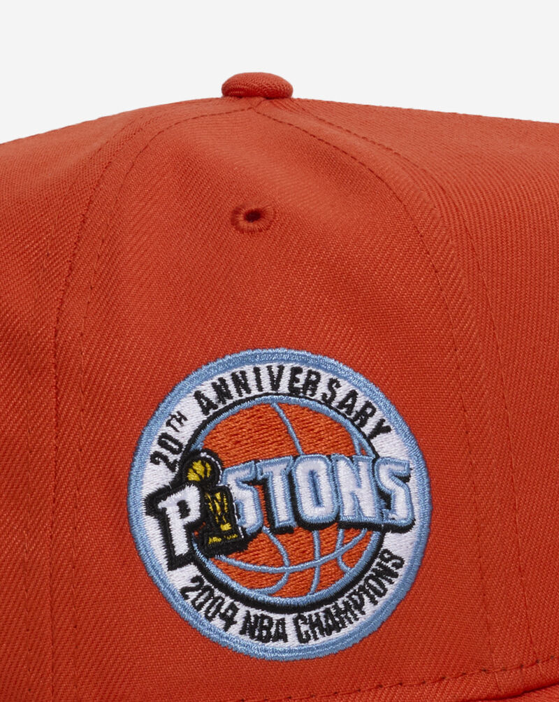 New Era 9Fifty Detroit Pistons A-Frame Snapback Hat 71012296 Orange 2