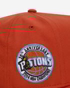 New Era 9Fifty Detroit Pistons A-Frame Snapback Hat 71012296 Orange 2